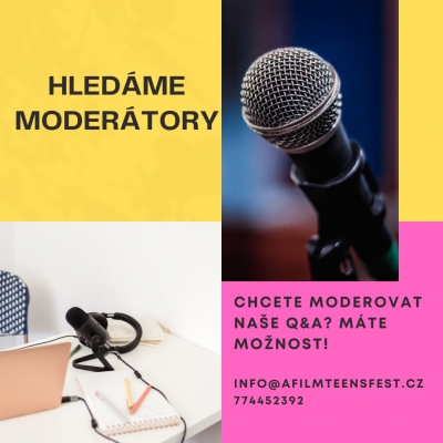 HLEDÁME MODERÁTORY