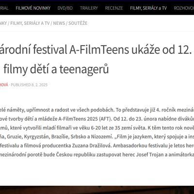 Napsali o nás: Cinema House