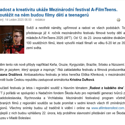 Napsali o nás: Kultura21.cz