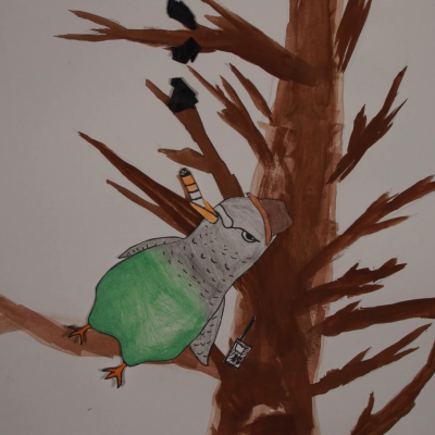 The Idle Pigeon and the Sneaky Thief